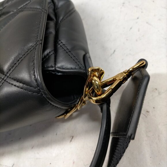 Authentic VERSACE Black Leather Hand Bag mon788-111025 - Picture 6 of 16